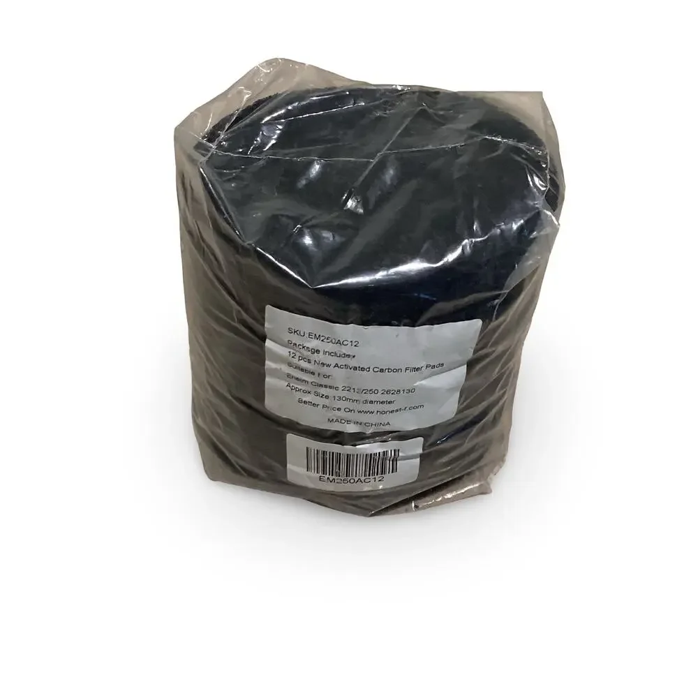 Activated Carbon Filter Pads Suitable for Classic 2213/250 2628130(Pack of 12)